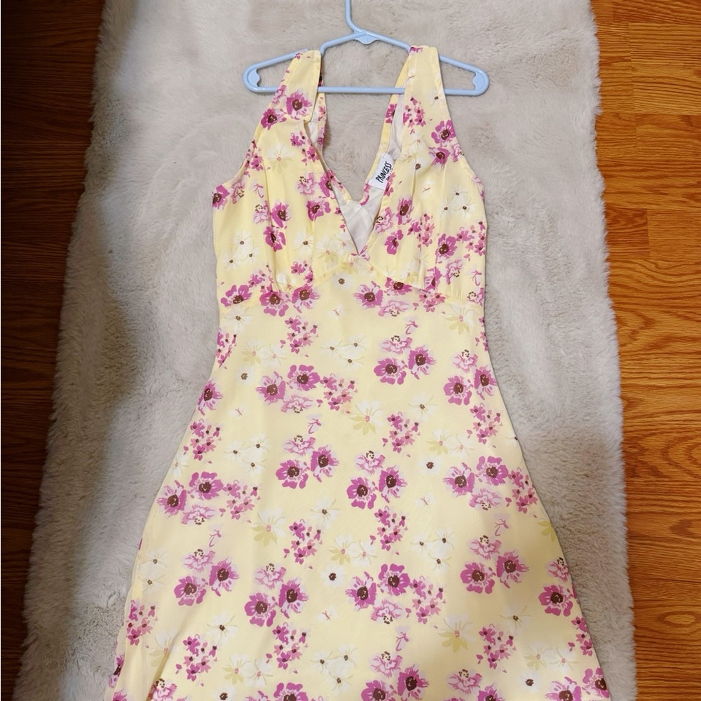 Princess Polly Yellow Floral Mini Dress